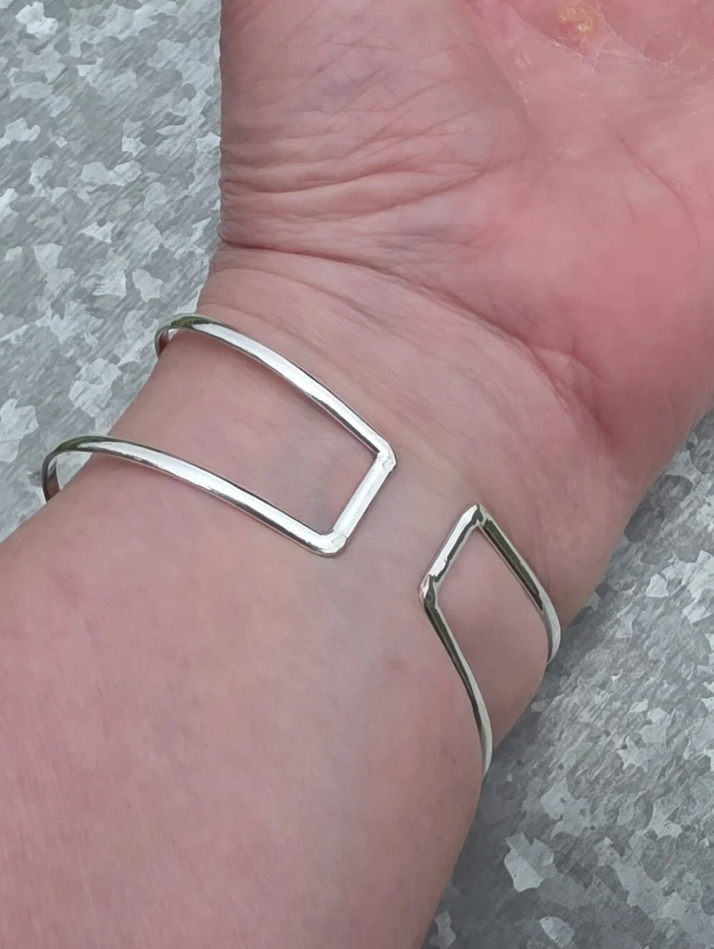 Baltic Amber Cuff Bracelet In 925 Sterling Silver (Adjustable)